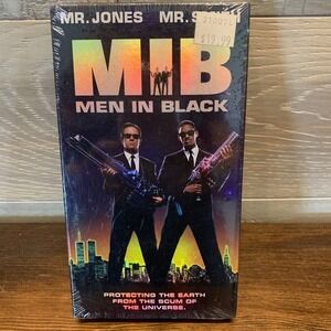 Men In Black VHS sealed MIB First Print 1997 Will Smith Tommy Lee Jones Columbia